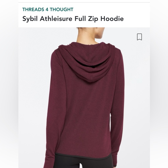 Threads4Thought Sybil Athleisure Full Zip Hoodie - Picture 2 of 8